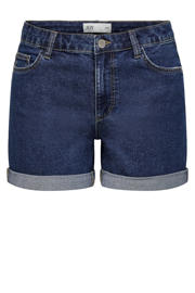 thumbnail: JDY regular waist short dark blue denim