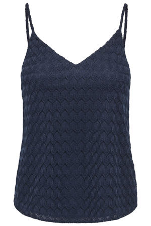top ajour marineblauw