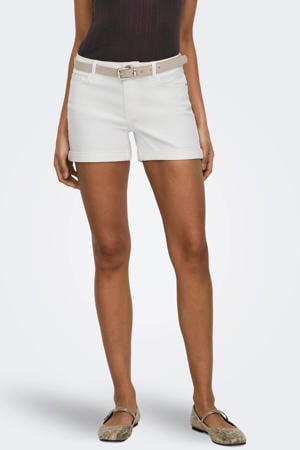 denim regular waist short wit