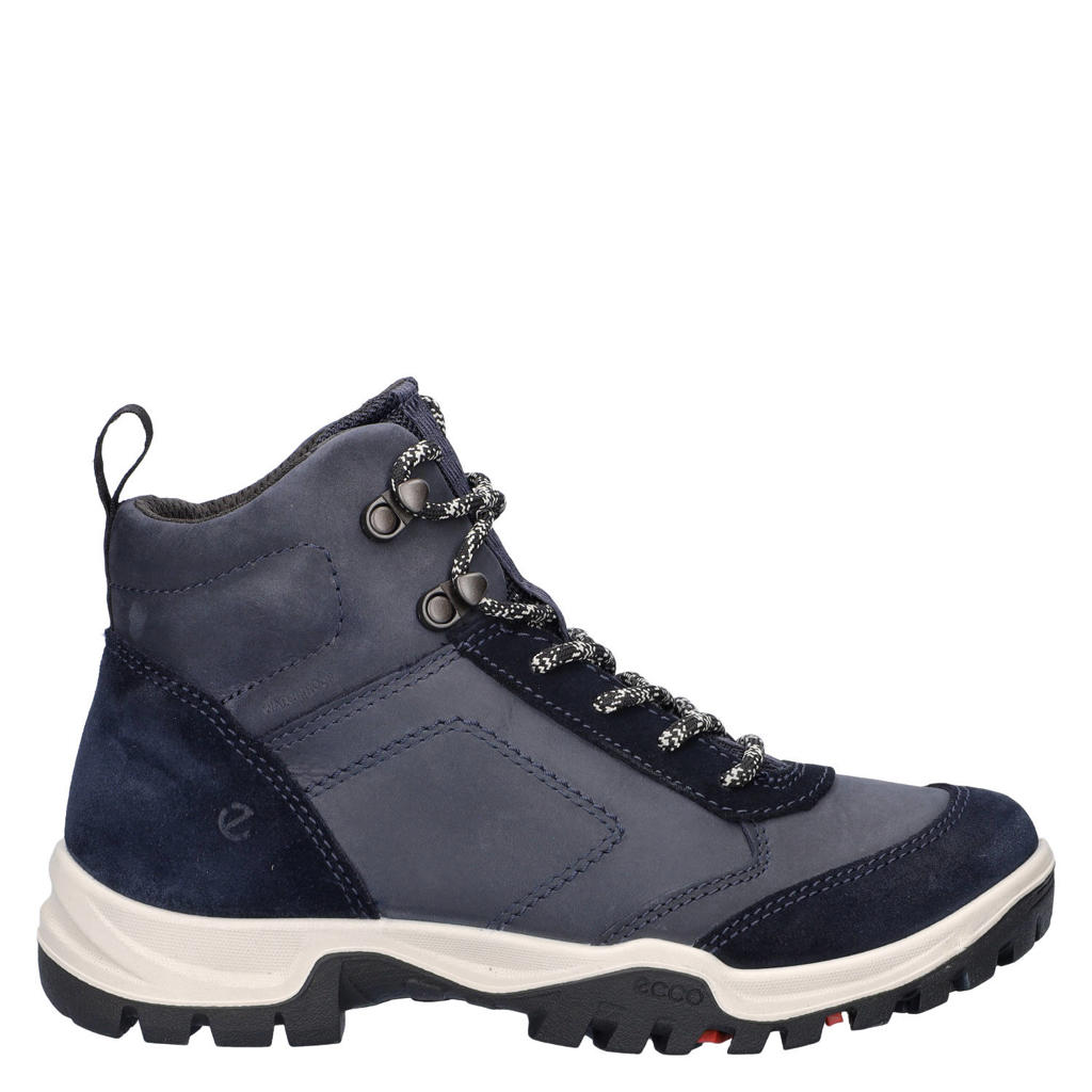 Ecco Xpedition III leren outdoor schoenen blauw
