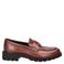 Ecco Vienna leren loafers blokhak bruin
