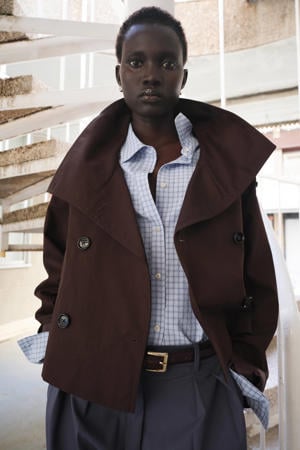 trenchcoat donkerbruin