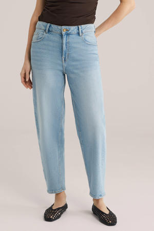 barrel jeans light blue denim
