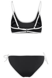 thumbnail: ONLY voorgevormde crop bikini set met strik - zwart