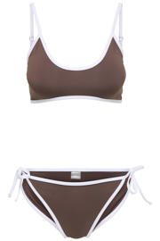 thumbnail: ONLY voorgevormde crop bikini set bruin