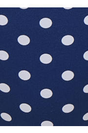 thumbnail: ONLY voorgevormde triangelbikini met stippen blauw/wit