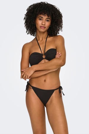 bikinibroekje met strik zwart
