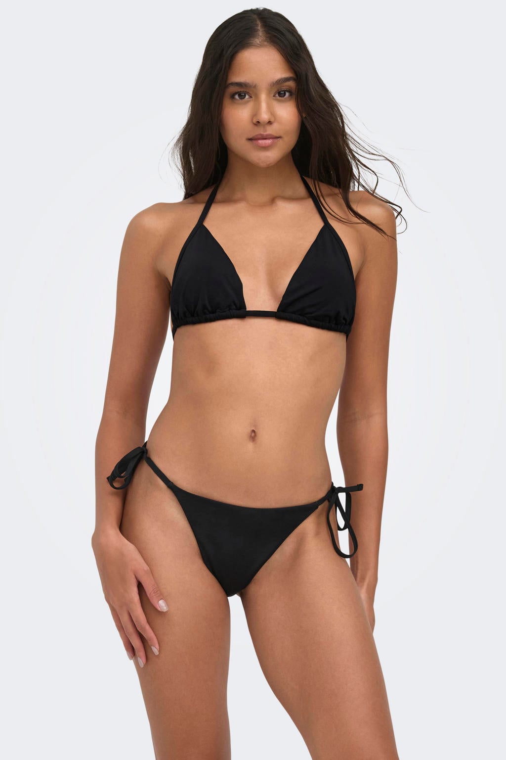 ONLY voorgevormde triangel bikinitopje zwart