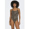 ONLY voorgevormd badpak met panterprint beige/zwart