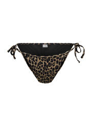 thumbnail: ONLY strik bikinibroekje met panterprint beige/zwart