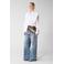 Shoeby regular waist wide leg jeans blauw