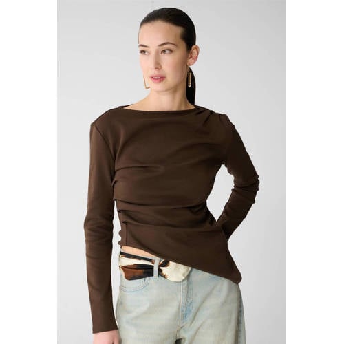 Shoeby asymmetrische top bruin afbeelding