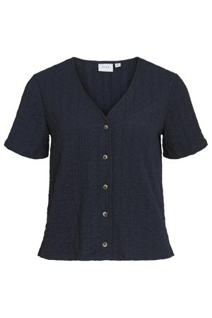 regular fit top - donkerblauw