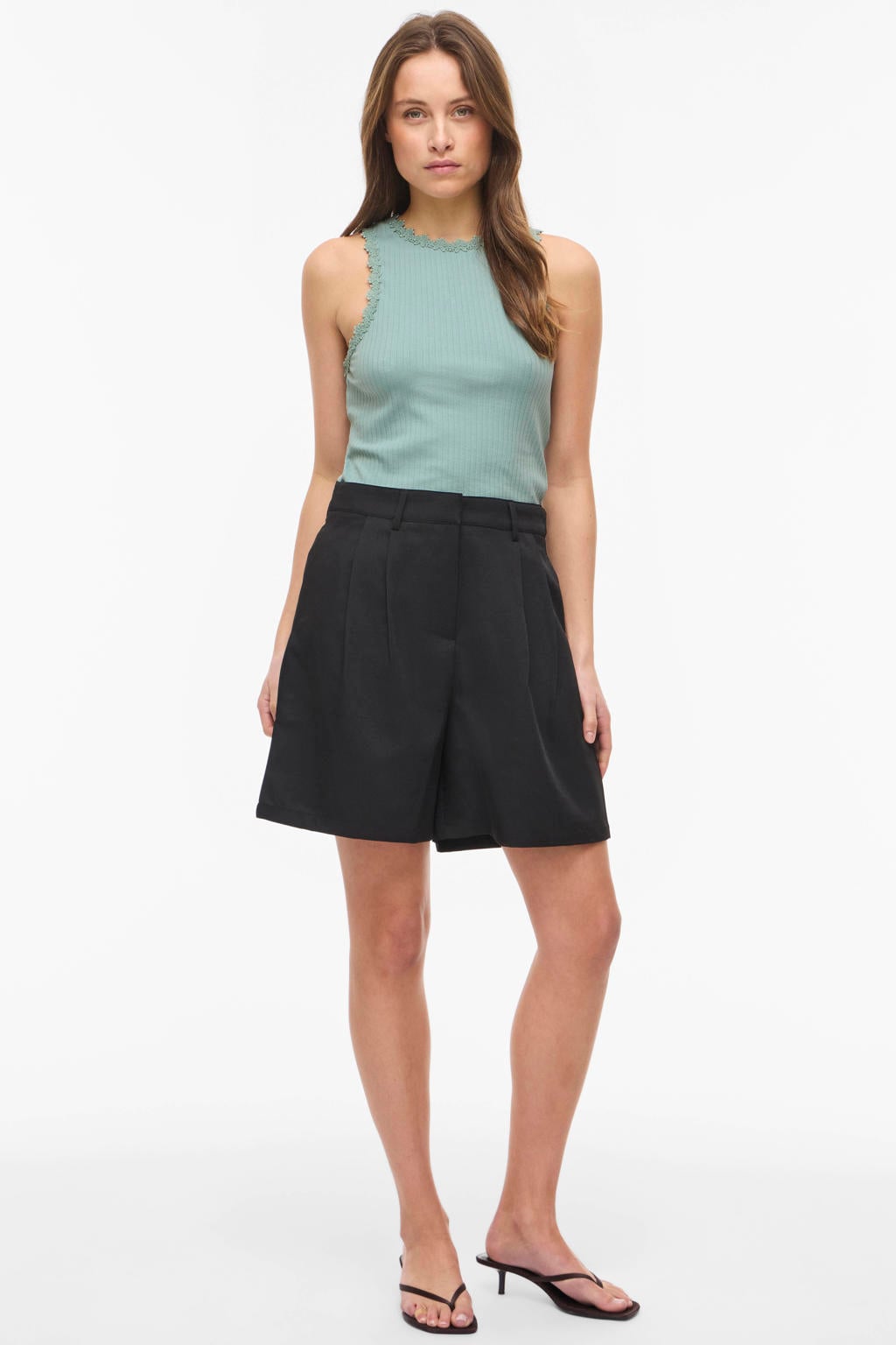 VILA super skinny top - turkoois