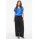 VILA rechtvallend top - blauw