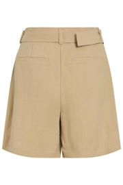 thumbnail: VILA regular fit short met ceintuur - groen