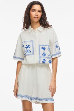 regular fit blouse - wit