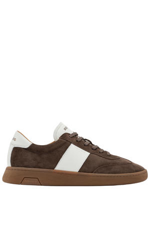 Zack suède sneakers donkerbruin