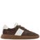 Rehab Zack suède sneakers donkerbruin