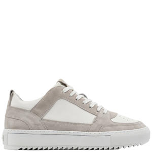 Creon leren sneakers beige/wit