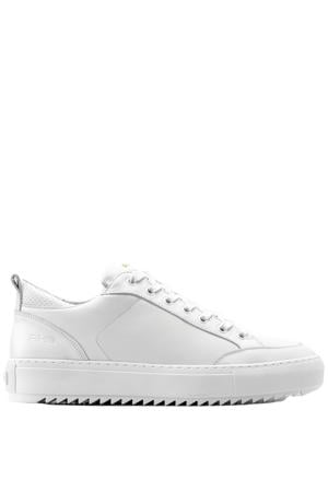 Crash leren sneakers wit