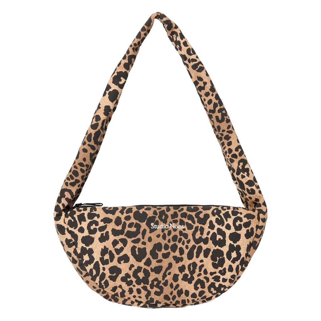 Studio Noos crossbody tas Leopard Mini bruin