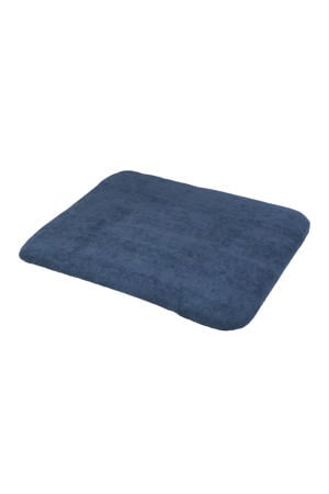 badstof aankleedkussenhoes 75x85cm uni indigo