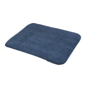 badstof aankleedkussenhoes 75x85cm uni indigo