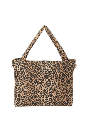 luiertas Leopard Diaper Bag bruin