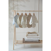 thumbnail: Meyco Fat Stripe Mouwslab - Jeans Blue