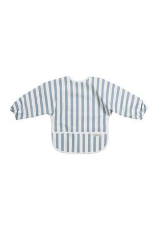 Fat Stripe Mouwslab - Jeans Blue