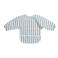 Meyco Fat Stripe Mouwslab - Jeans Blue