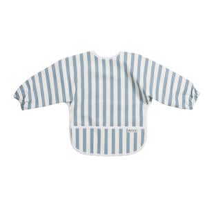 Fat Stripe Mouwslab - Jeans Blue