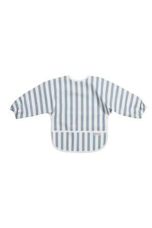 Fat Stripe Mouwslab - Jeans Blue