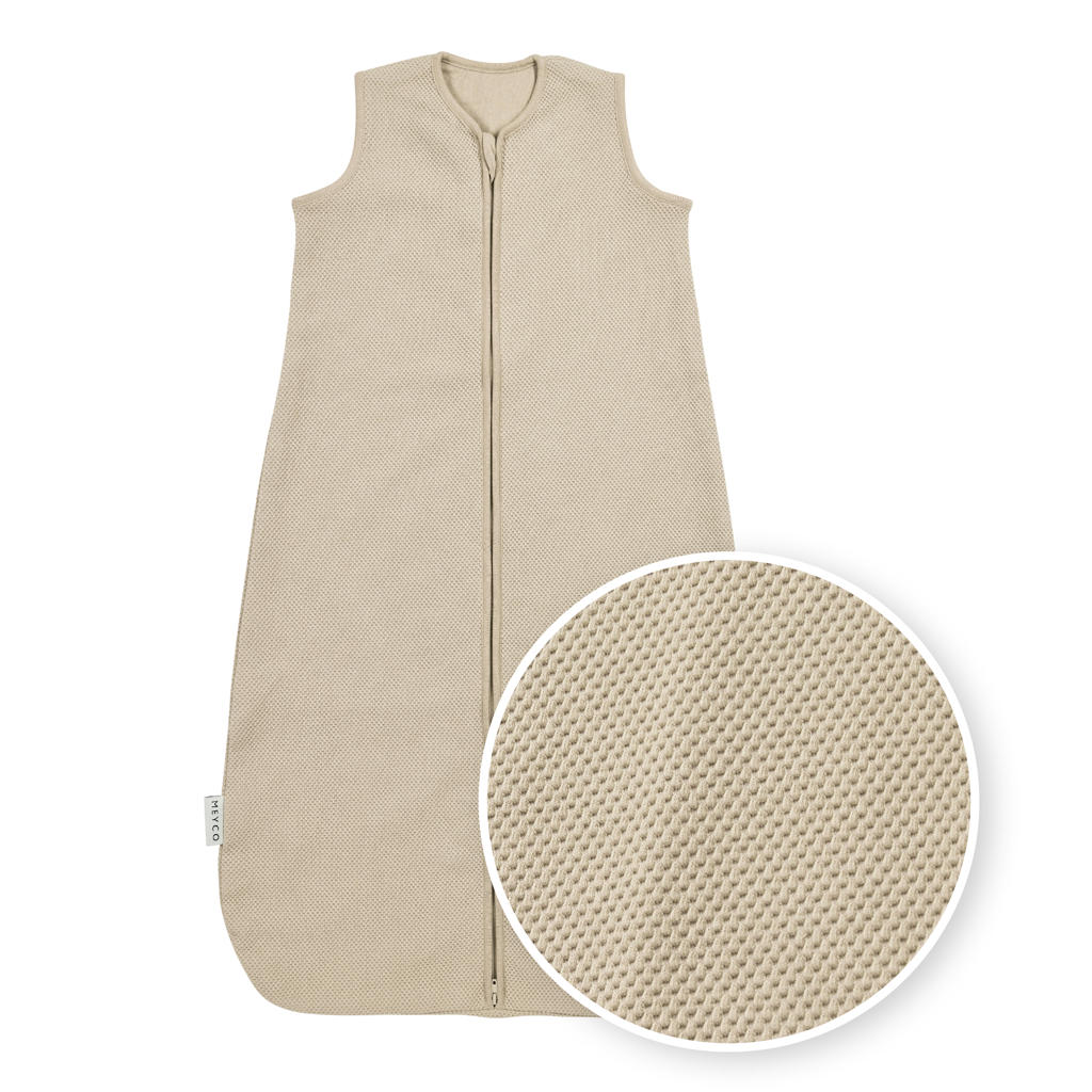 Meyco baby slaapzak Studio Collection Classic Sand