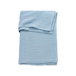 pre-washed hydrofiele baby wieglaken uni Jeans Blue