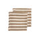 Meyco hydrofiel pre-washed  monddoekje taupe/wit