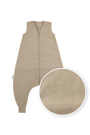 linnen slaapoverall jumper Studio Collection taupe