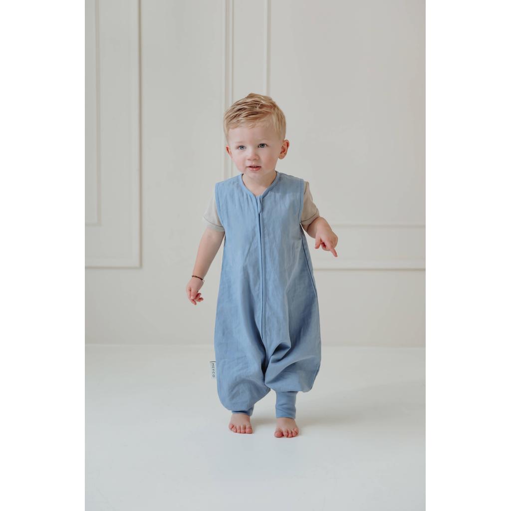 Meyco linnen slaapoverall jumper Studio Collection Jeans Blue
