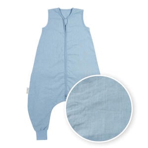 linnen slaapoverall jumper Studio Collection Jeans Blue