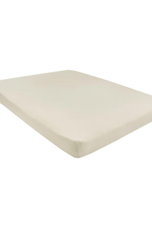 uni hoeslaken boxmatras - soft sand - 75x95cm