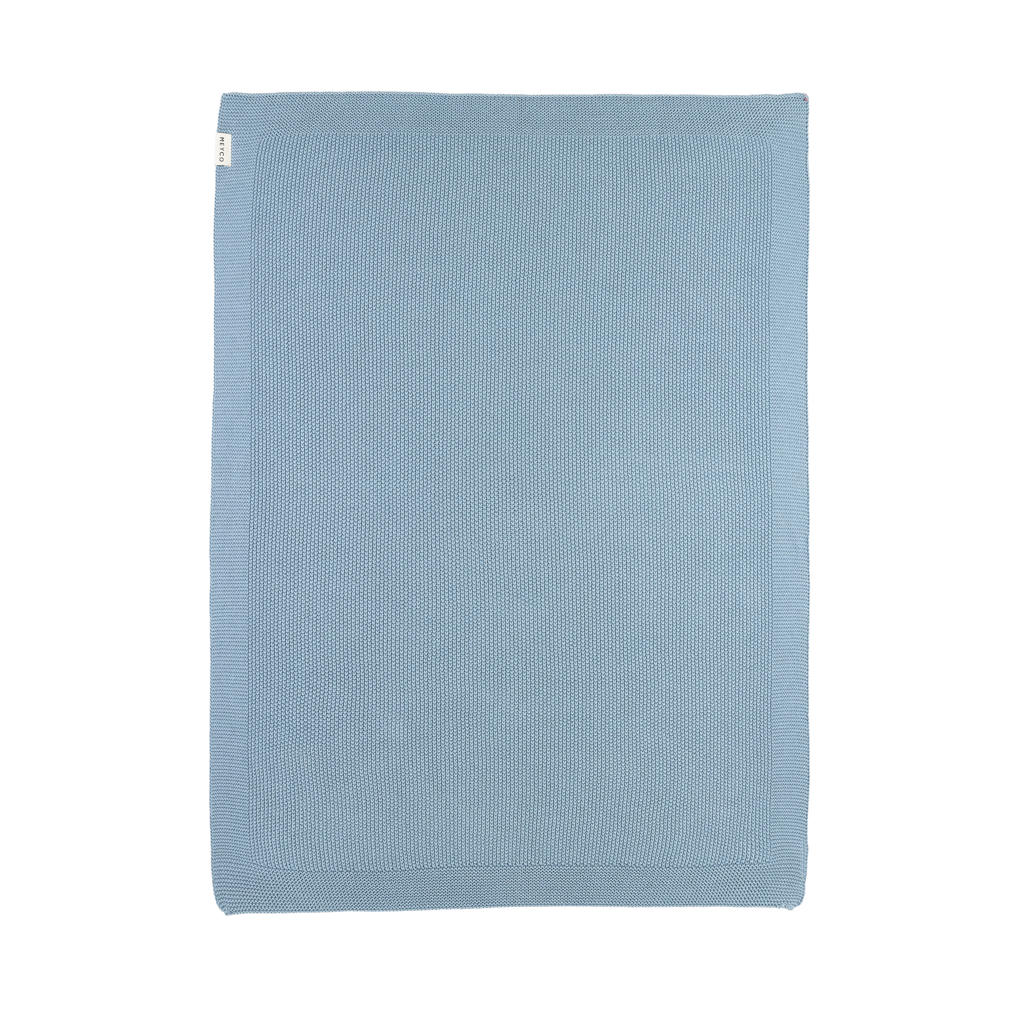Meyco ledikant deken Mini Relief Jeans Blue