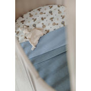 thumbnail: Meyco ledikant deken Mini Relief Jeans Blue