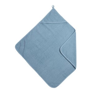 Uni badcape - badstof - jeans blue - 75x75cm