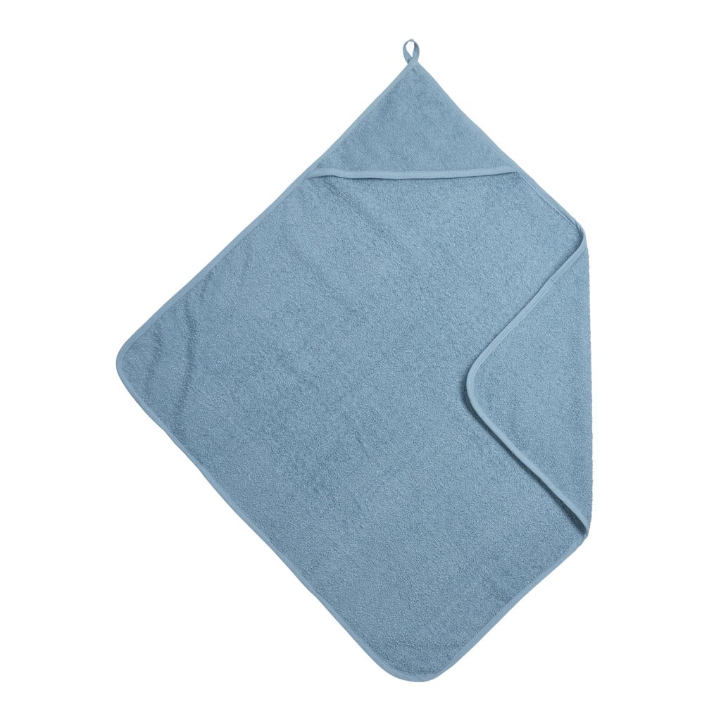 Meyco Uni badcape - badstof - jeans blue - 75x75cm