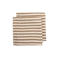 Meyco hydrofiele pre-washed doek Fat Stripe Taupe (set van 2)