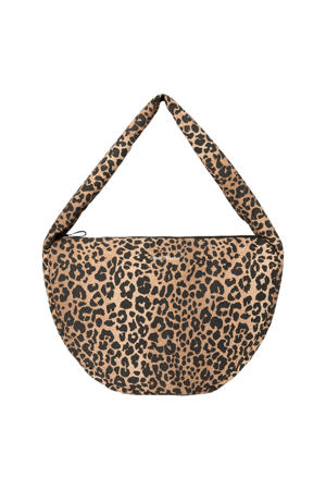 crossbody tas Leopard bruin