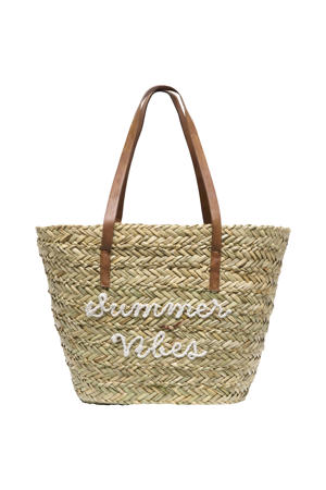 raffia shopper ONLCELIA naturel