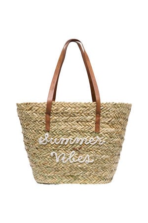 raffia shopper ONLCELIA naturel