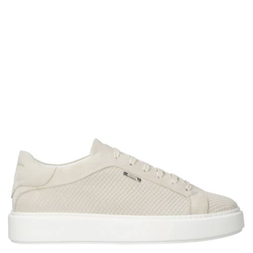 Antony Morato Artem animal nubuck sneakers beige afbeelding